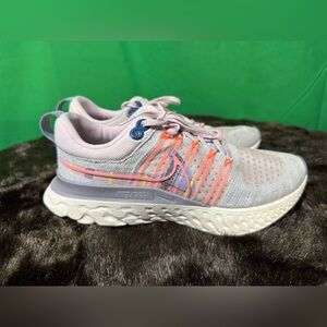 Nike Women's Running Shoes Size 11 - Pink and Gray